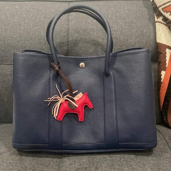 Framboise/Rose/Sakura Rodeo Bag Charm Small LambSkin - Picture 4 of 4